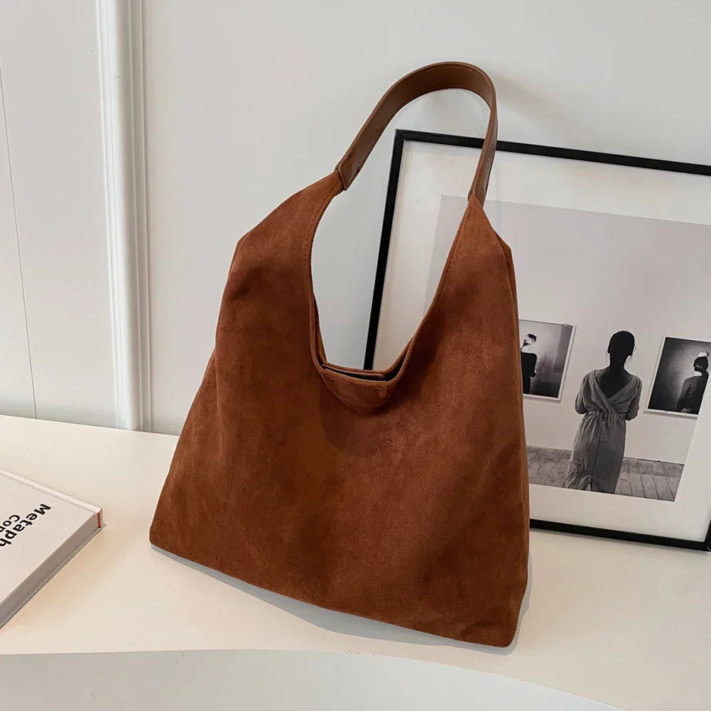 Women's casual shoulder tote bag for daily essentials, travel, and work. Spacious & versatile everyday carry.