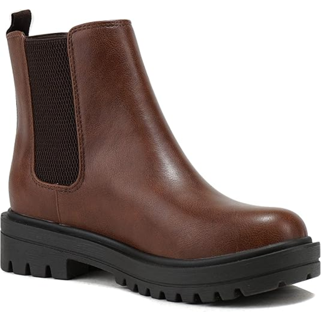 Versatile women's low heel Chelsea ankle boots, a comfortable must-have for chic fall and winter fashion.