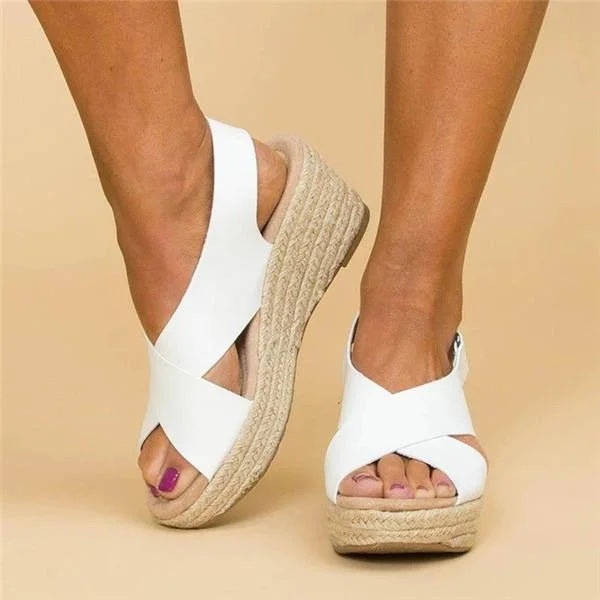 Versatile women's orthopedic wedge espadrille sandals, offering lasting comfort for any casual summer occasion.