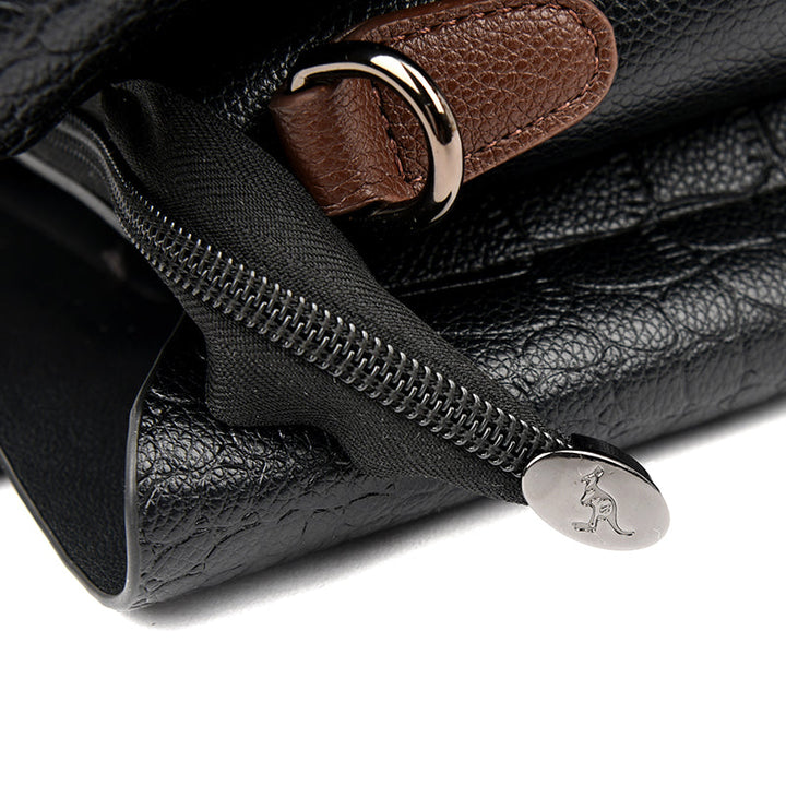 Everyday women's handbag. Stylish faux leather accessory, a classic and timeless choice for any outfit.