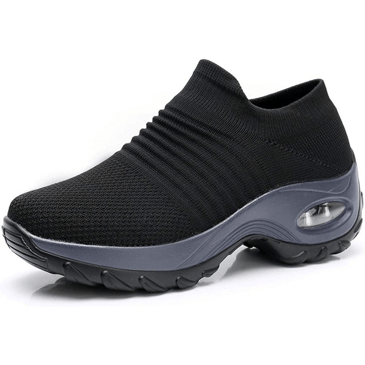 Orthopedic women's shoes with arch support, Cloud Ortho-Relief design for pain relief.