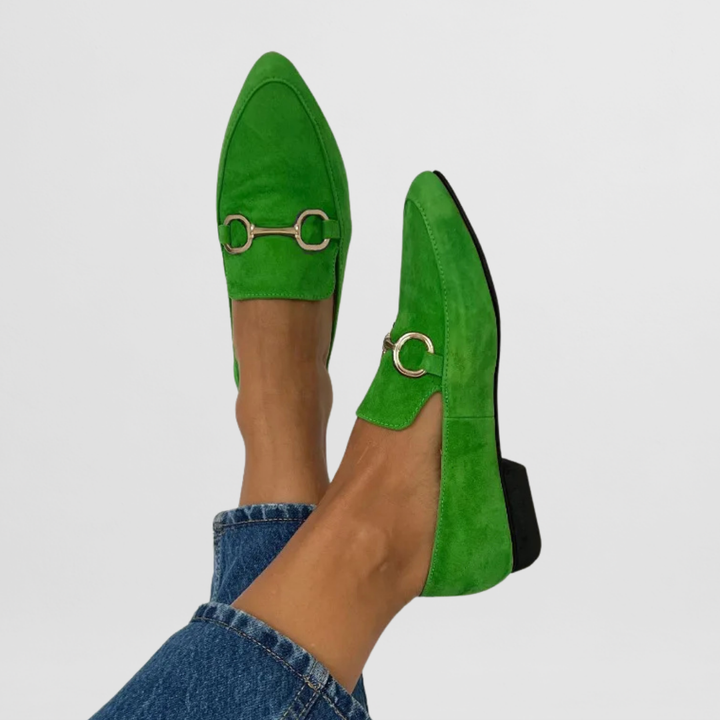 Women's colorful boho moccasins. Lightweight & comfortable slip-on casual flats, perfect for spring/summer.