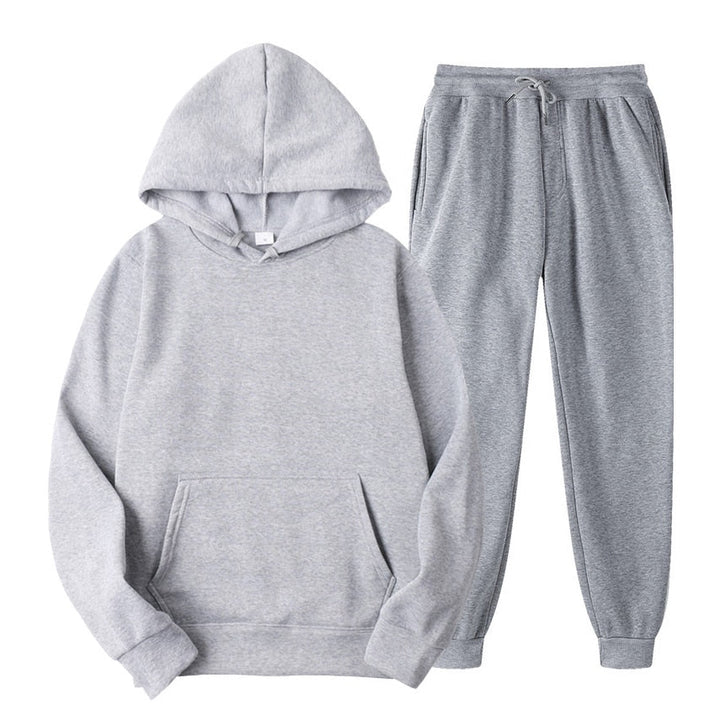 Stylish women's jogging set, a 2-piece comfort tracksuit for casual wear.