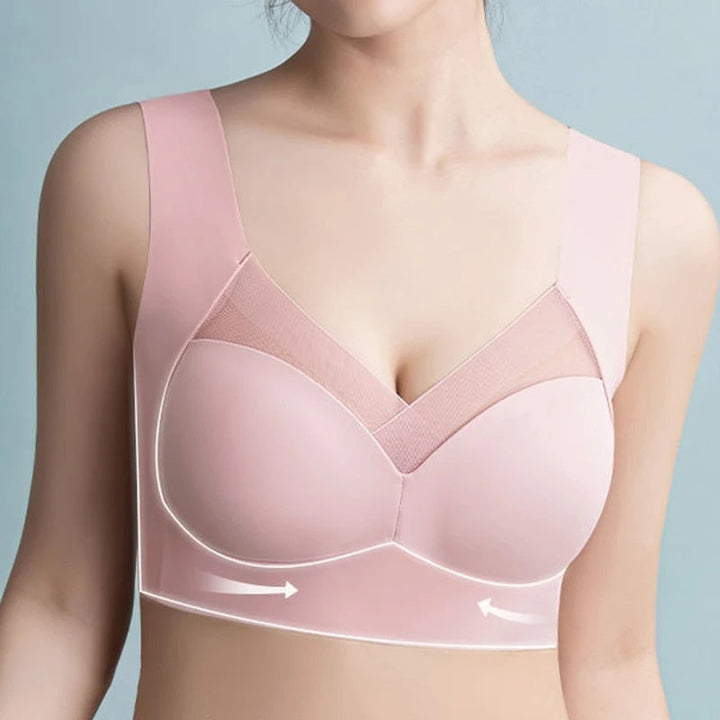 Women's Gentle Support Everyday Bra, a comfortable wireless seamless option for daily wear.