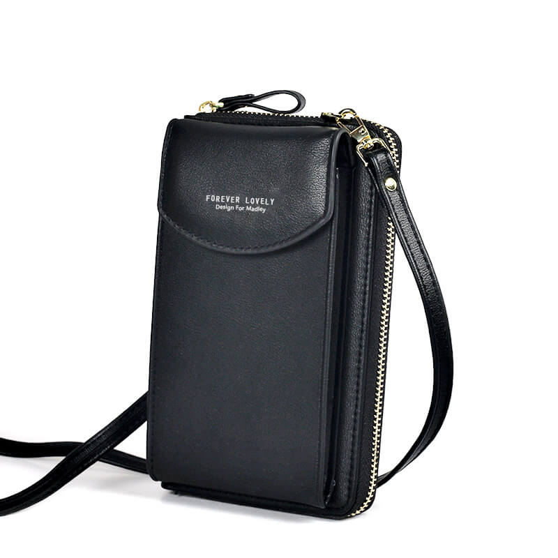Everyday compact PU leather women's bag, stylish and hands-free convenience.