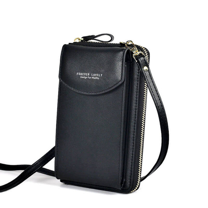 Everyday compact PU leather women's bag, stylish and hands-free convenience.