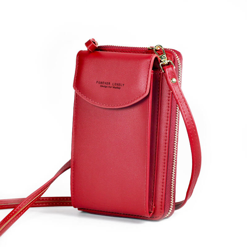 Stylish women's PU leather shoulder bag for daily use, sleek design.