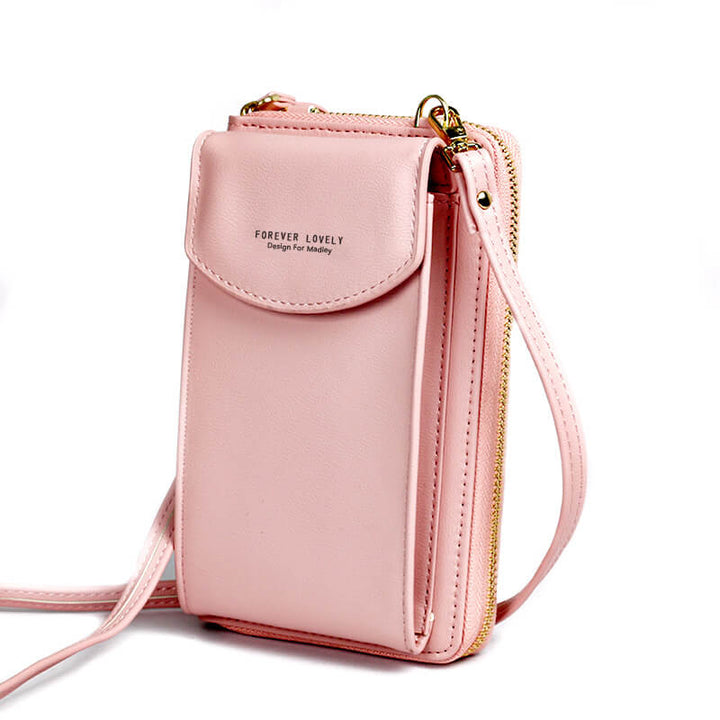 Fashionable women's PU leather crossbody, sleek and durable for daily life.