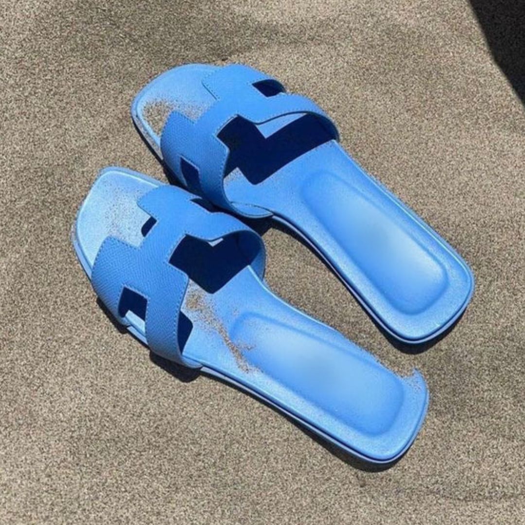 Stylish Cora women's open-toe slip-on sandals, ideal for comfortable daily summer wear & casual outings.