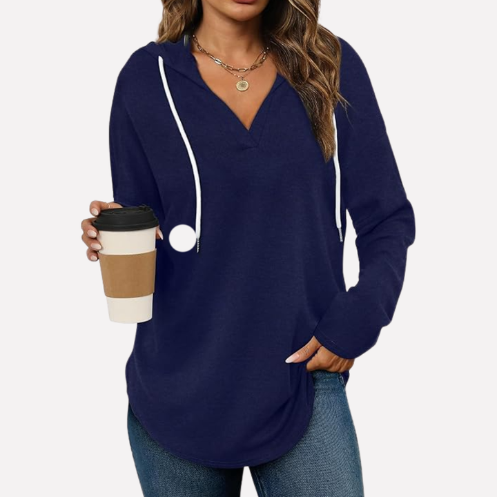 Women's relaxed fit oversized hoodie, styled for ultimate comfort and casual everyday look.