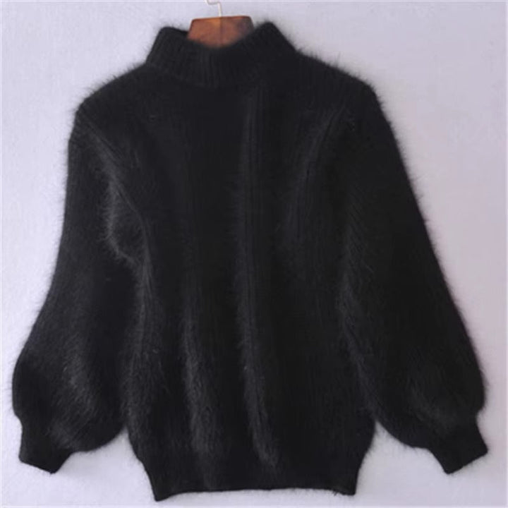 Everyday wear women's relaxed pullover sweater. Soft, cozy, and a key piece for winter layering.