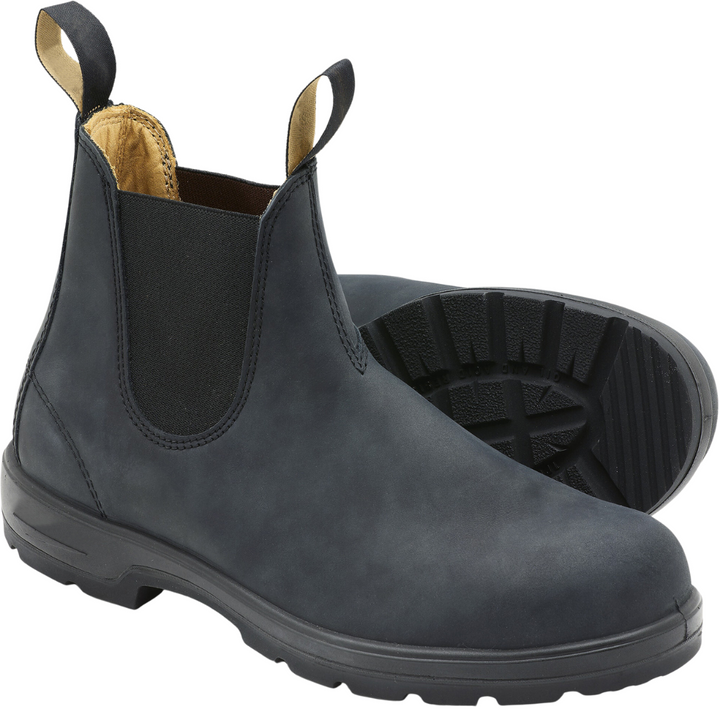 Women's durable Chelsea ankle boots with a rugged grip sole, ideal for everyday wear and fall fashion.