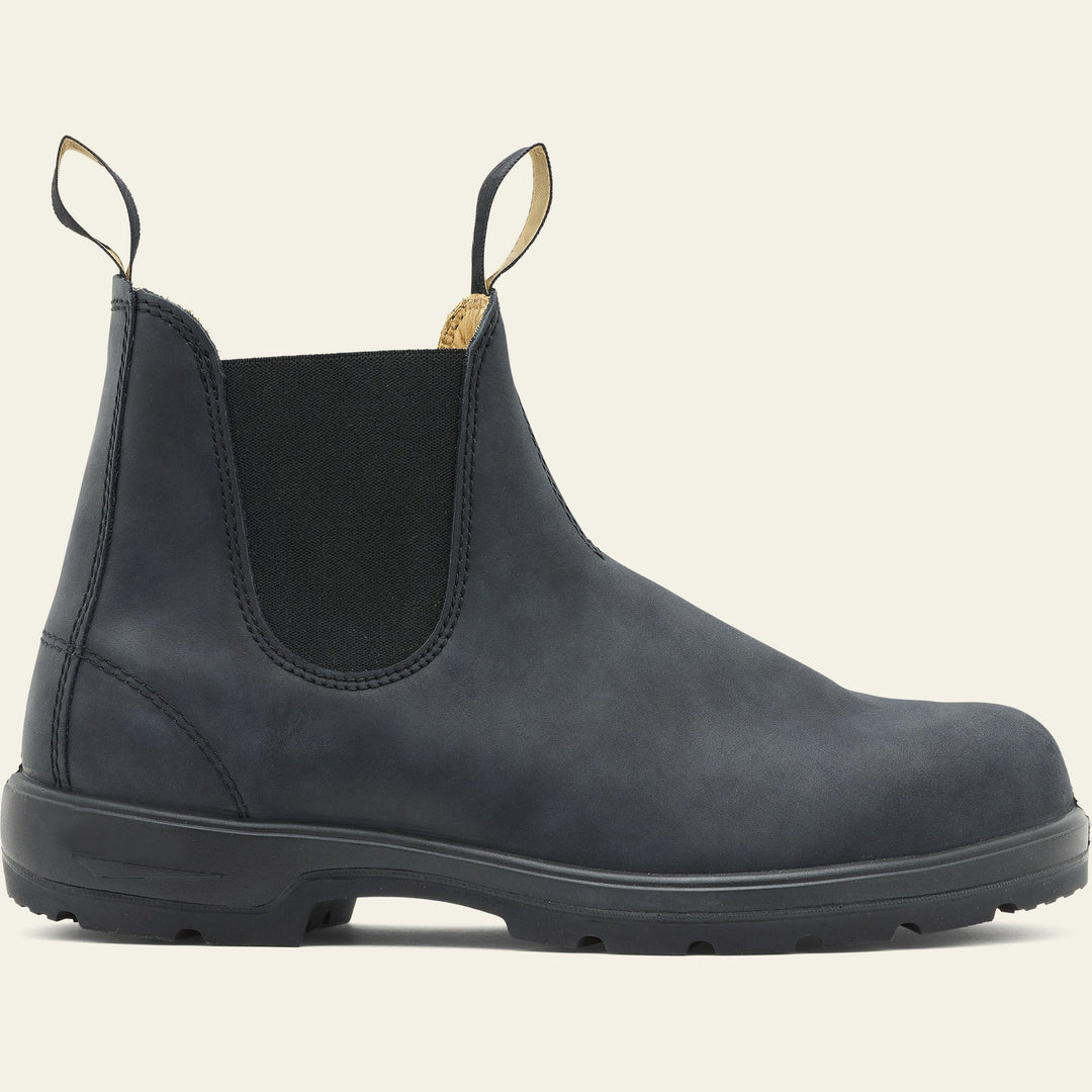 Rugged women's work Chelsea boots with a robust grip sole, offering comfort and stability for outdoor activities.
