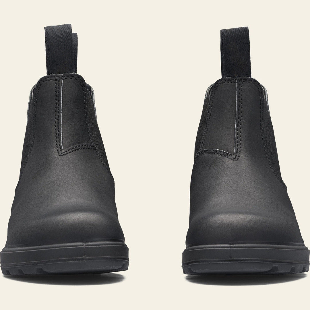 Versatile women's pull-on ankle boots, Chelsea style, with a high-traction grip sole for durable footwear.