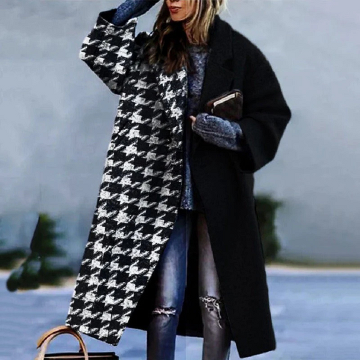 Women's classic elegant button-front jacket. Versatile long sleeve outerwear, perfect for chic casual to formal outfits.
