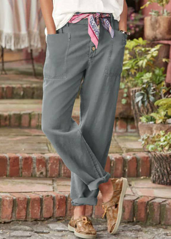 Stylish women's relaxed fit trousers, ideal for office wear. Elegant & comfortable for all-day chic.