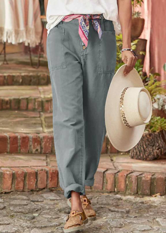 Relaxed fit women's elegant trousers, offering an effortless and flowing silhouette. Comfortable & stylish.