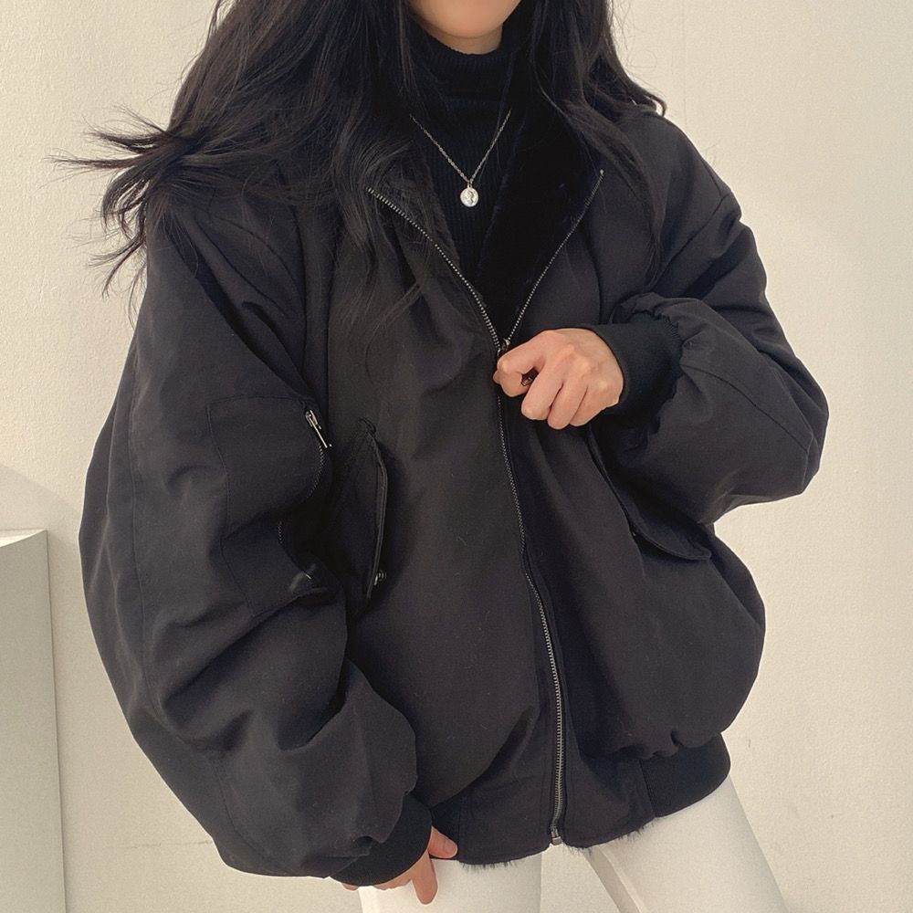 Elegant women's Isla reversible winter jacket, hooded, offering warmth & versatile style as outerwear.