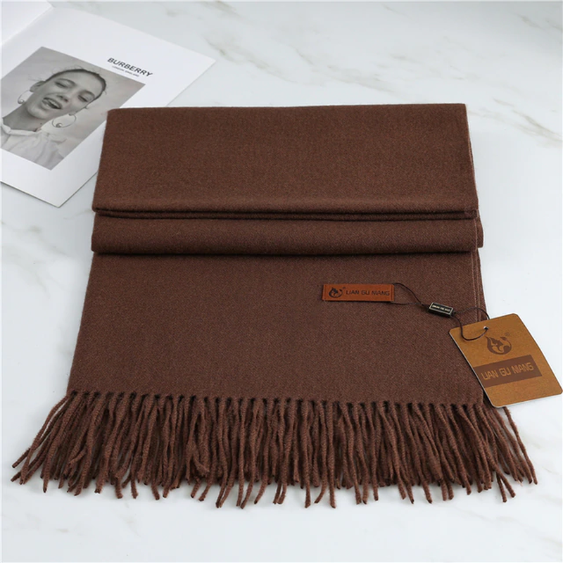 Premium Krystal Cashmere winter scarf, a soft and warm fashion accessory for women.
