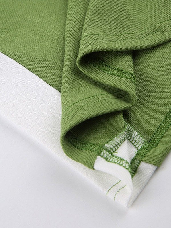La Riviera women's short sleeve cami top with contrast trim. Square neck design, ideal for summer outfits.