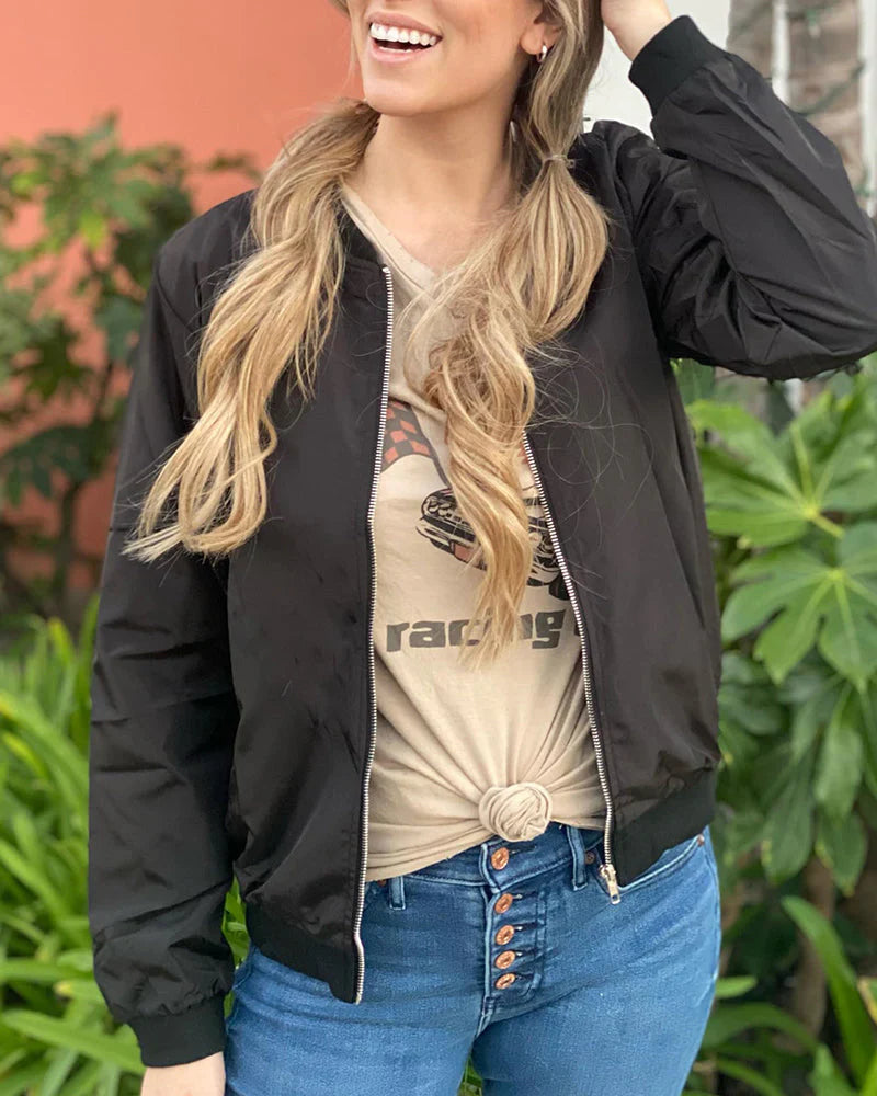 Chic women's casual jacket, lightweight and comfortable, ideal for effortless fashion.