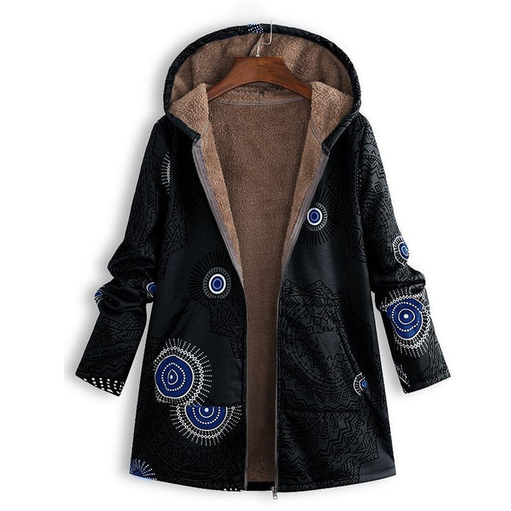 New women's long spring hooded jacket with front pockets. Essential casual & lightweight transitional outerwear.