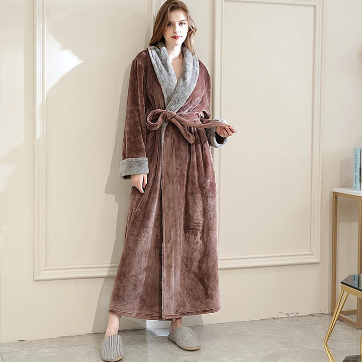 Plush Indy Liebe Nest Bathrobe for women, ultimate soft comfort & loungewear.