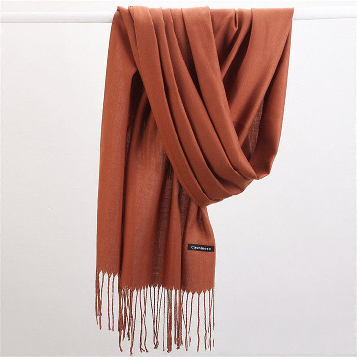 Warm and luxurious Faith Cashmere Scarf for elegant women's fashion.