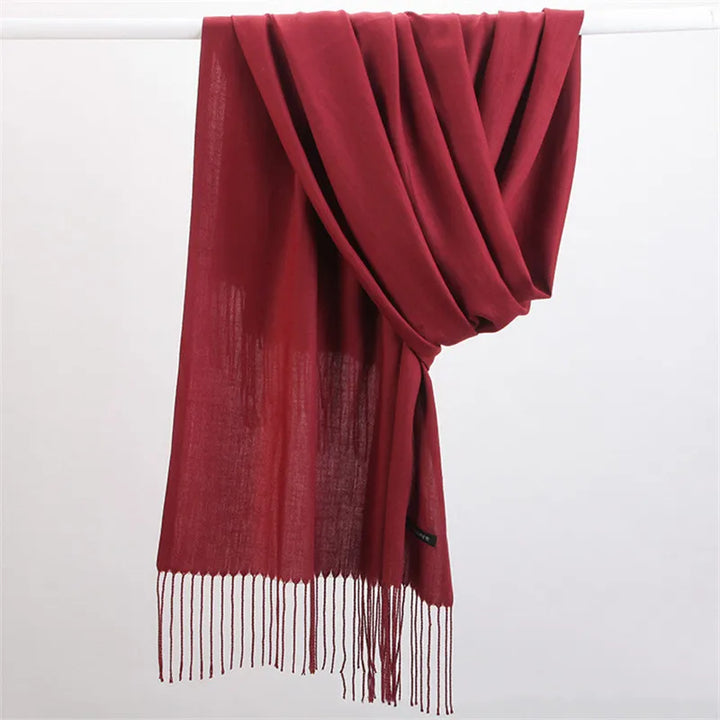 Softest women's cashmere scarf, a must-have winter accessory for comfort.