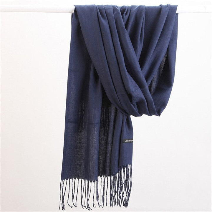 Premium Faith Cashmere Scarf, a warm and elegant women's wrap for versatility.