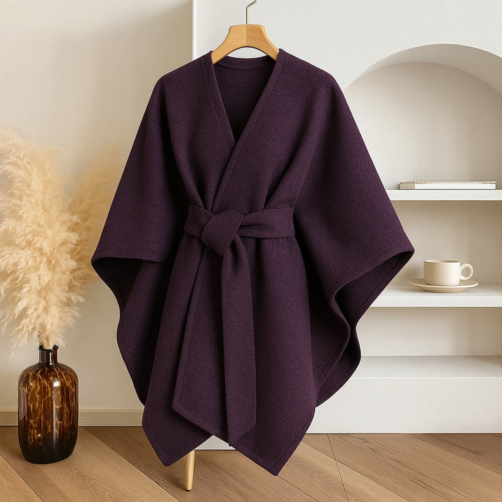 Bestselling one-size women's poncho scarf coat. A stylish, cozy, and windproof elegant wrap for women.