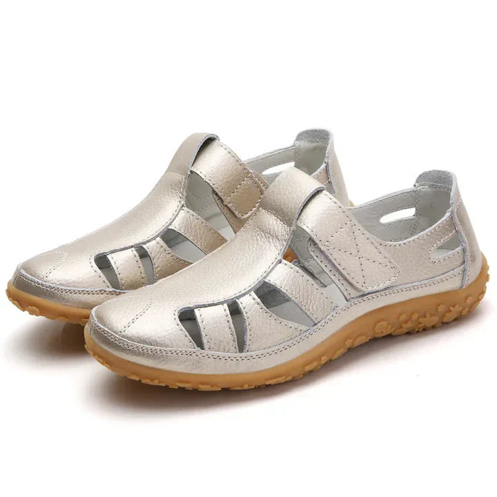 Comfortable women's support sandals: anti-slip, orthopedic, with arch support for active wear.