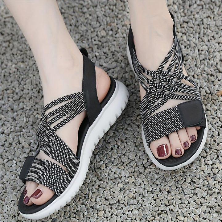 Ergonomic women's walking sandals with arch support for foot health & ultimate comfort.