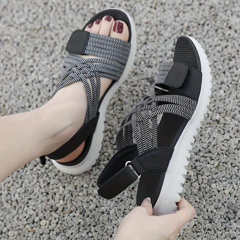 Women's everyday wear sandals with arch support, cushioning & adjustable straps for comfort.