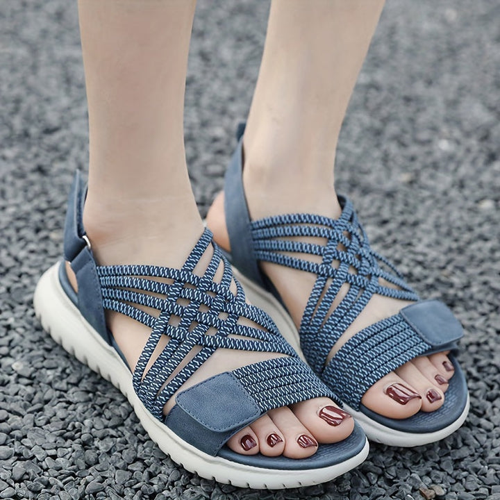 Stylish women's comfort sandals with orthopedic arch support, perfect for casual elegant wear.