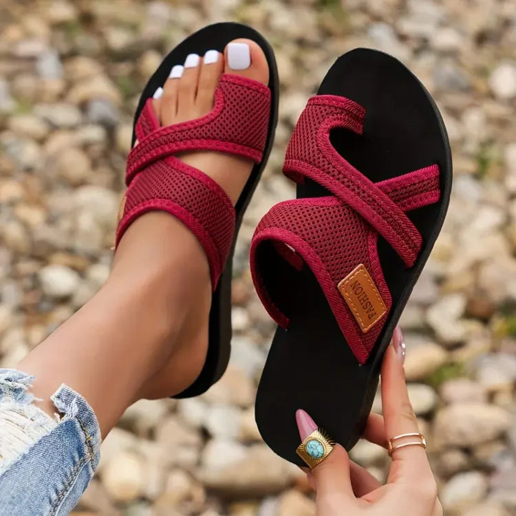 Relief for bunion pain with these women's orthopedic sandals, offering comfort and style for summer.