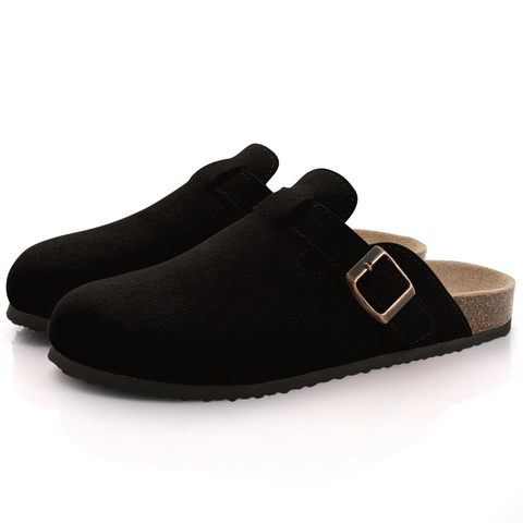 New women's orthopedic comfort slippers. Non-slip indoor shoes with foot support & pain relief for balance.