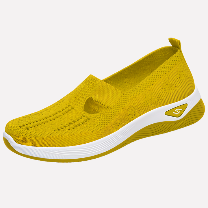 Women's orthopedic comfort walking shoes, ideal for daily wear & foot support.