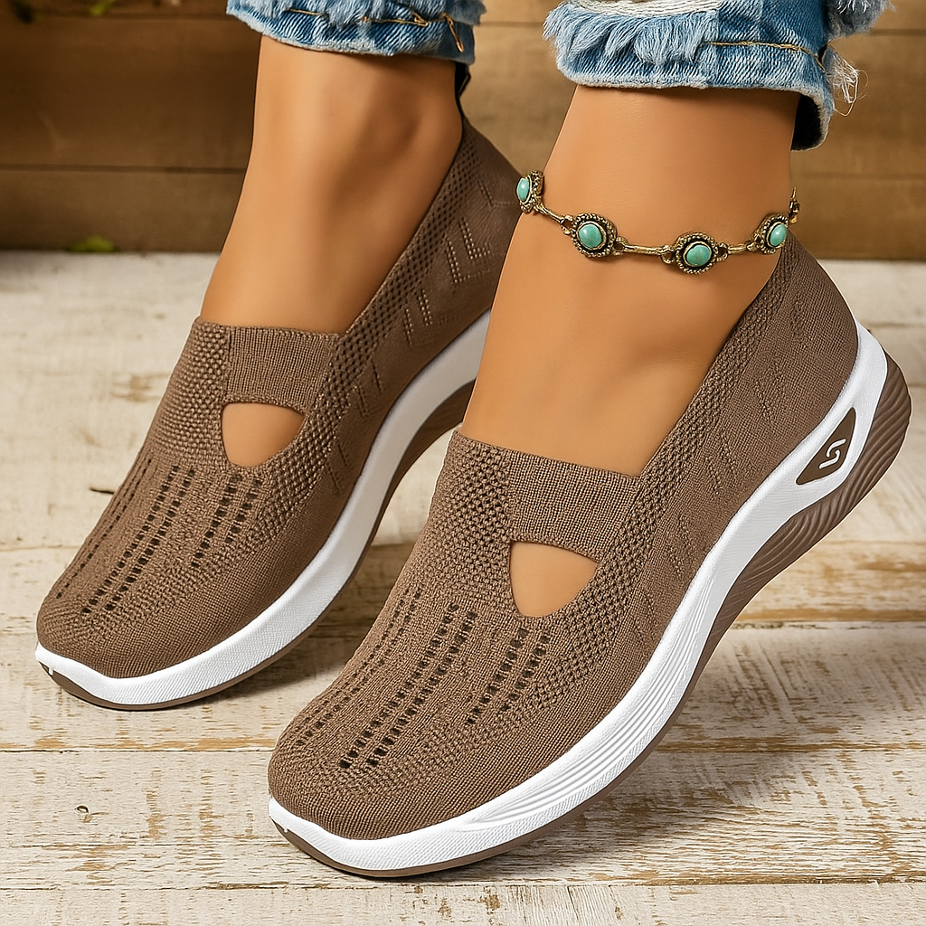 Lightweight, breathable women's slip-on orthopedic shoes, designed for comfort & foot health.