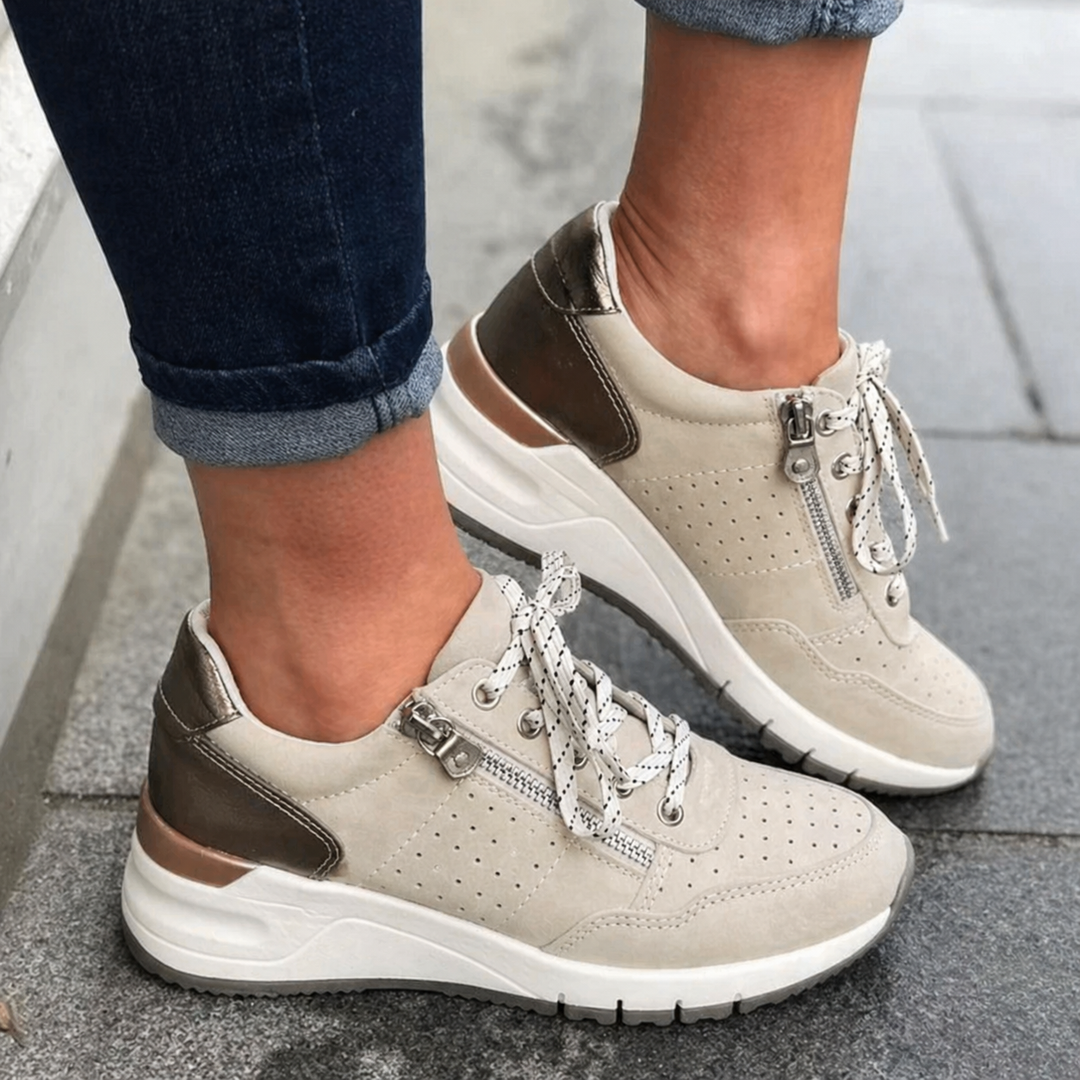 Women's comfort footwear with advanced arch support, perfect for long walks & daily wear.