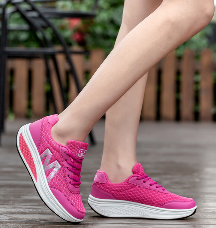 Versatile women's walking shoes, orthopedic sneakers offering comfortable posture support for casual wear.