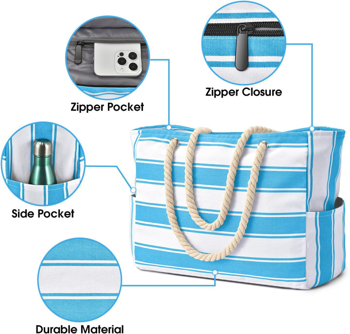 Stylish women's travel bag, oversized and fully waterproof & sandproof for any adventure.
