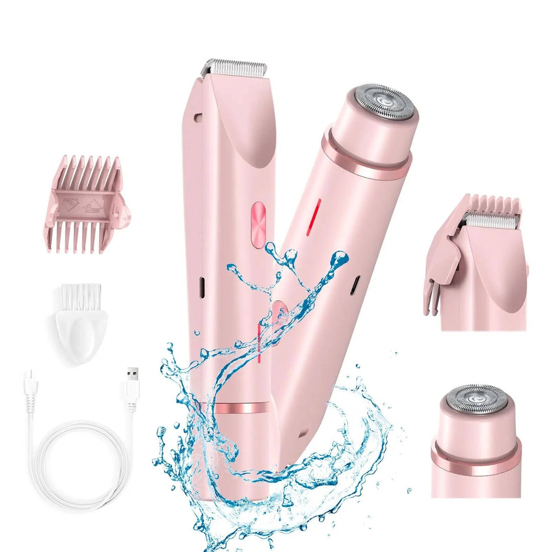Women's painless dual-head bikini & body hair trimmer for smooth, irritation-free skin.