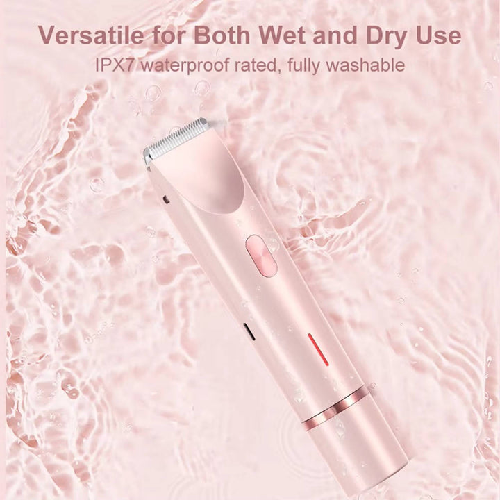 All-in-one women's hair remover for smooth skin, perfect for bikini, body, and face. Waterproof.