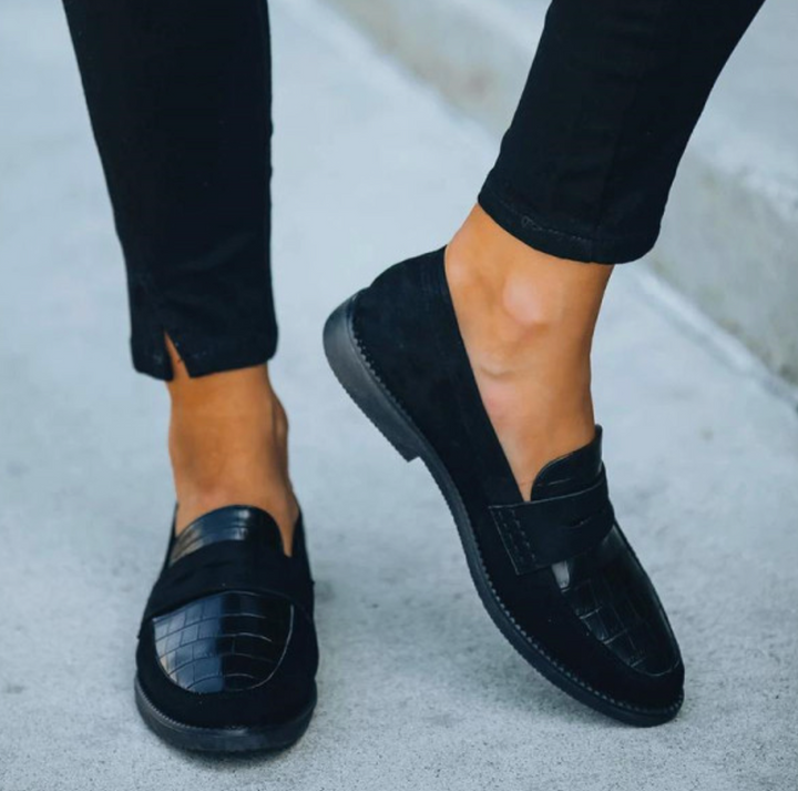 Elegant women's Peggy summer slip-on shoes. Perfect comfort footwear for vacation, walking, and casual daily fashion.