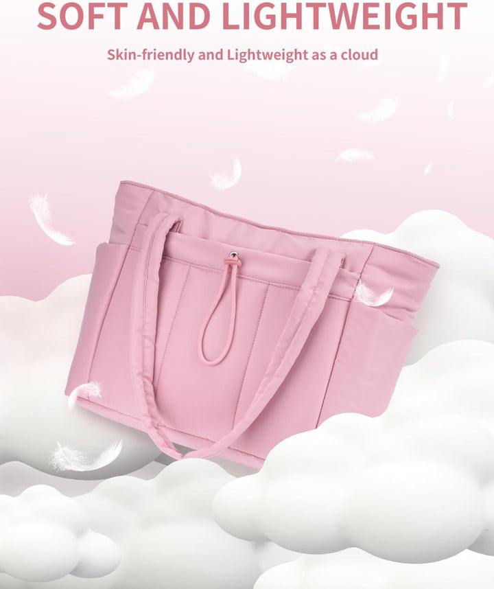 Everyday women's quilted puffer bag, ideal for organized daily essentials.