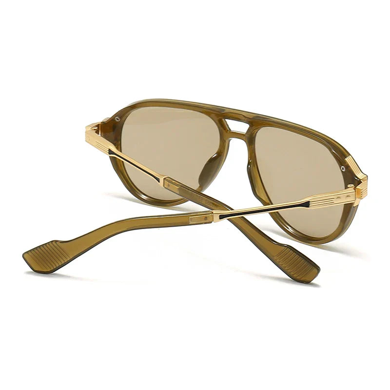 Classic women's retro aviator eyewear, featuring tinted lenses and vintage-inspired fashion.