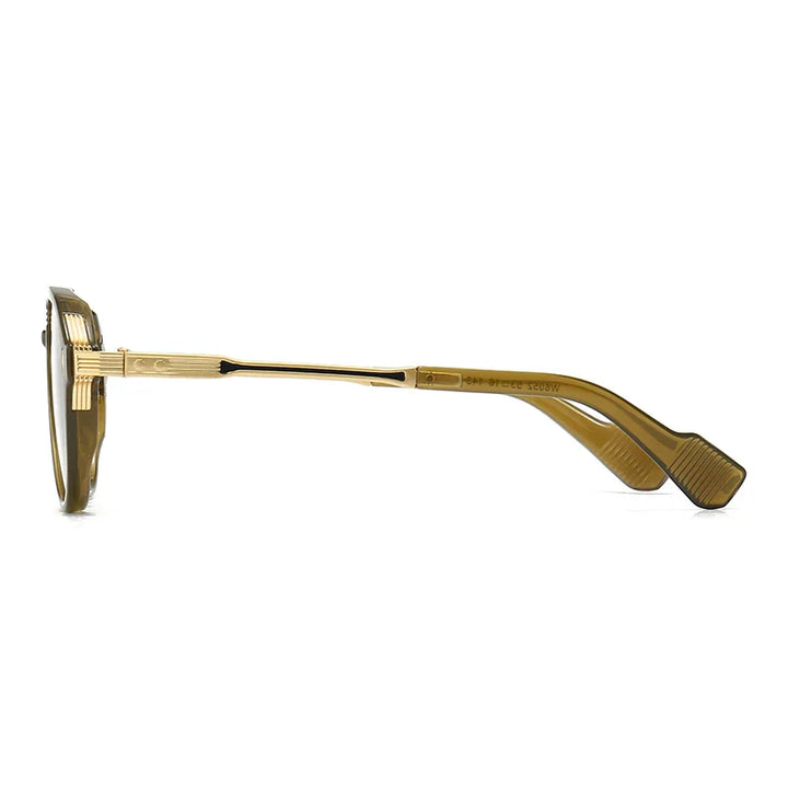 Oversized tinted aviator sunglasses for women, showcasing a timeless retro fashion aesthetic.