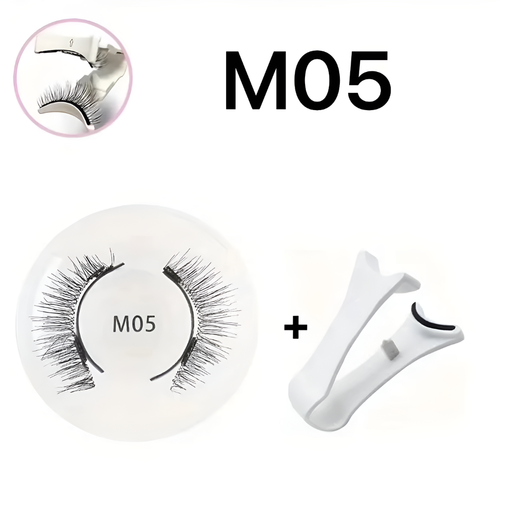 Innovative reusable magnetic eyelashes for a natural lash look. Comes with an applicator for seamless beauty.