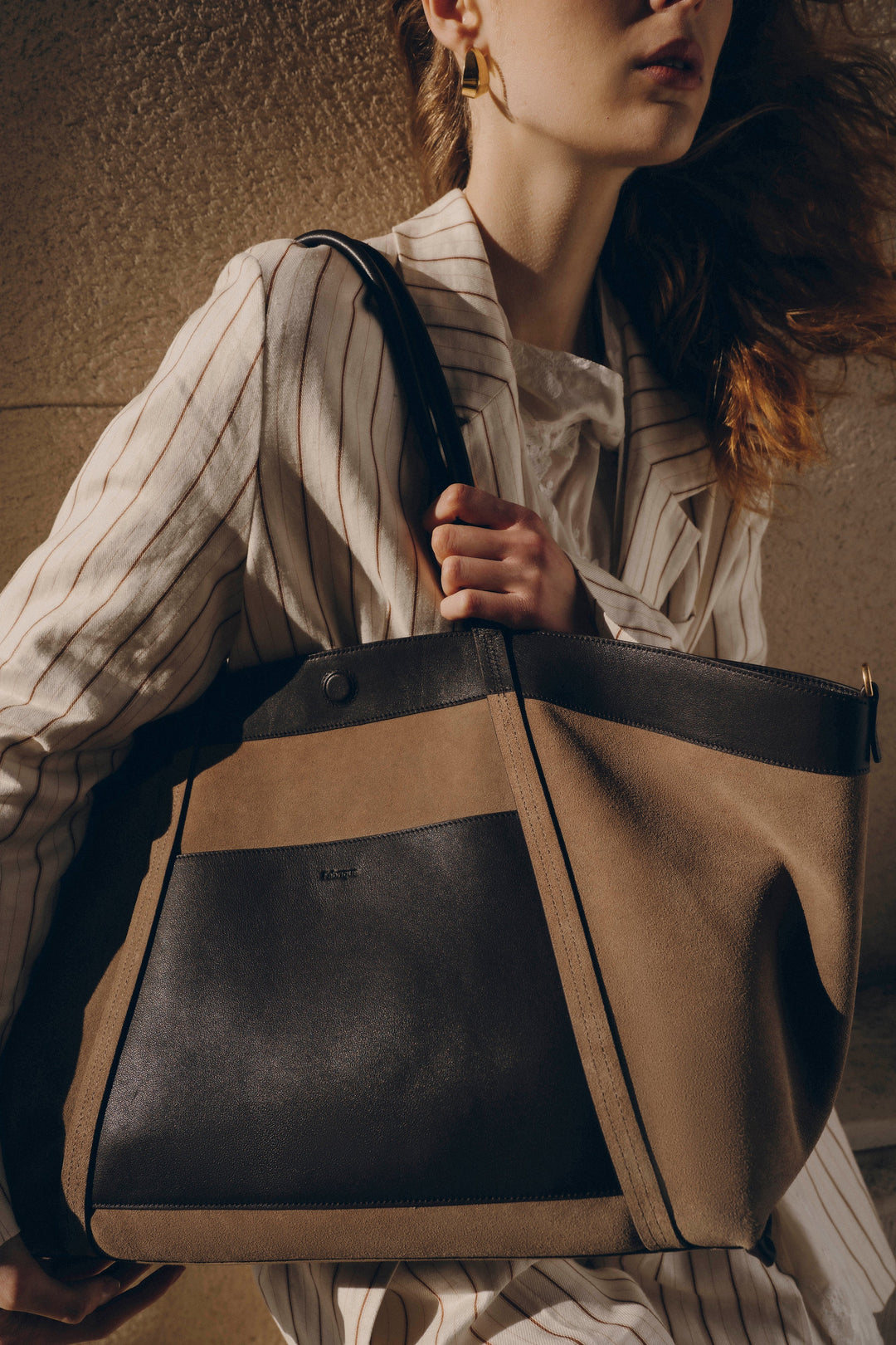 Spacious everyday carry tote bag for women, ideal travel companion.